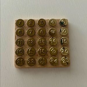 Vintage Remco Numbered Thumb Tacks